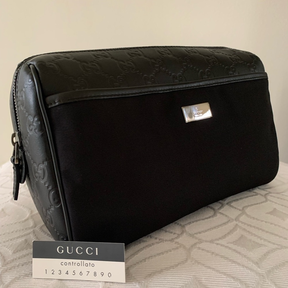 GUCCI DOPP TOILETRY KIT BAG INCLUDED BRAND NEW NEVER USED